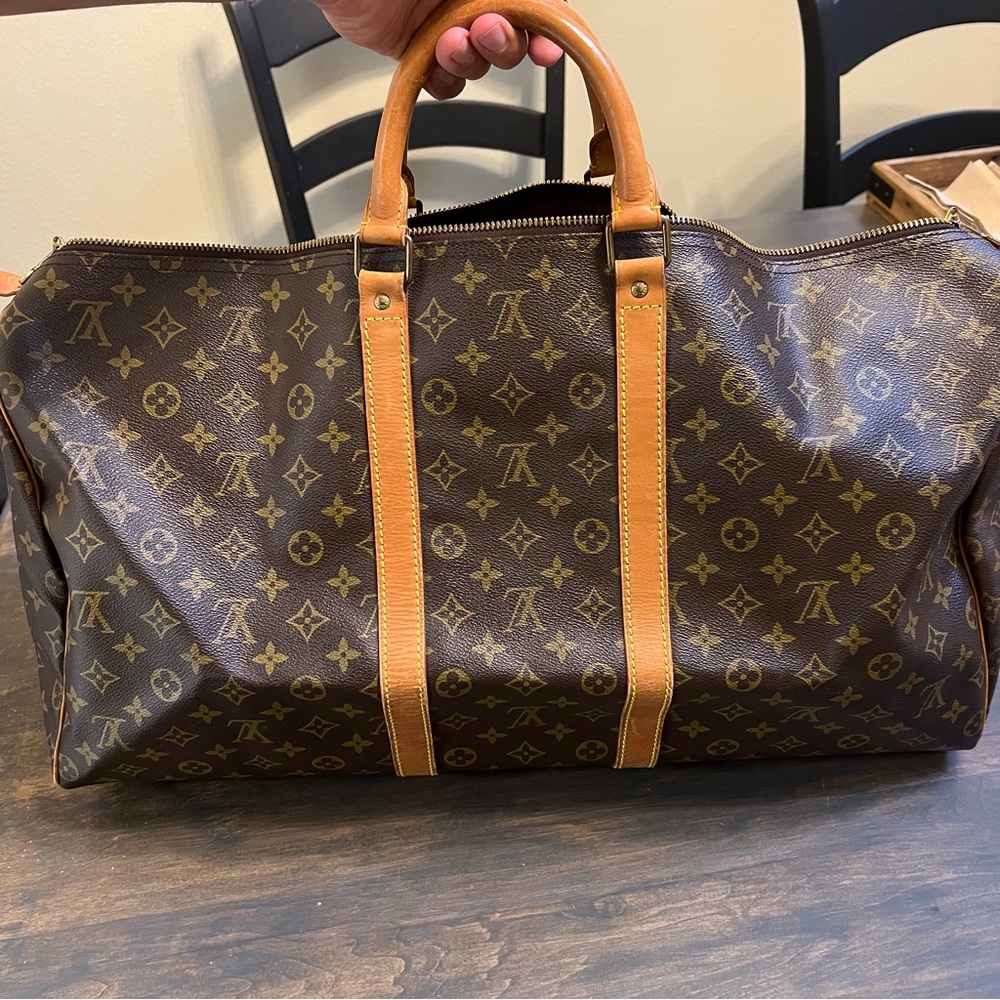 Louis Vuitton Monogram Brown Duffel Bag